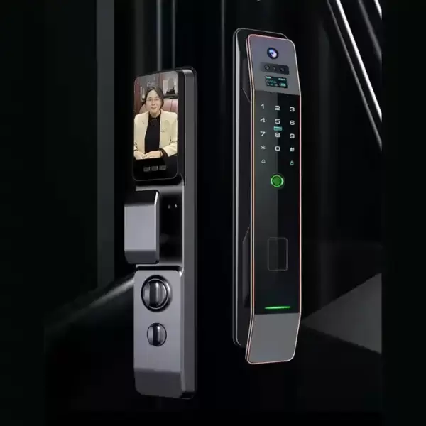 3D Face Recognition with Smart Control Door/Digital Fingerprint with Password & Lock Built-in Camera - Image 4