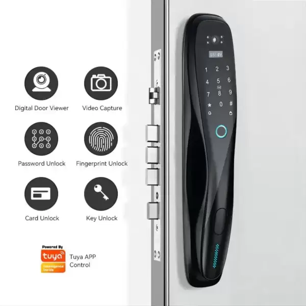 Smart Electronic Door Lock With Optional Cat-Eye Camera - Image 2