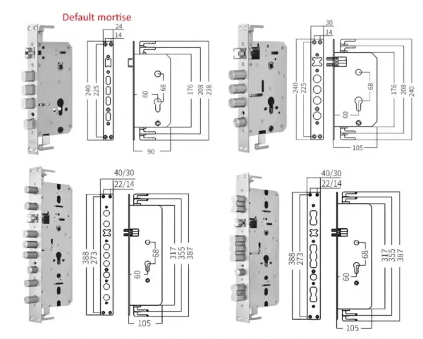 Digital 3D Face Recognition Fingerprint Smart Door Lock - Image 8