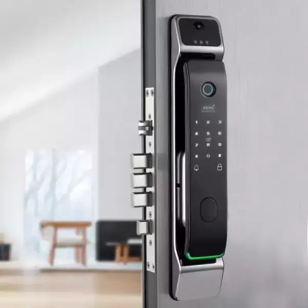 Digital Lock for Main Gate Door. RFID Card with Full Automatic Door Lock 3d Face - Image 6